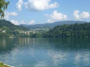 A view of Lake Bled, Slovenia